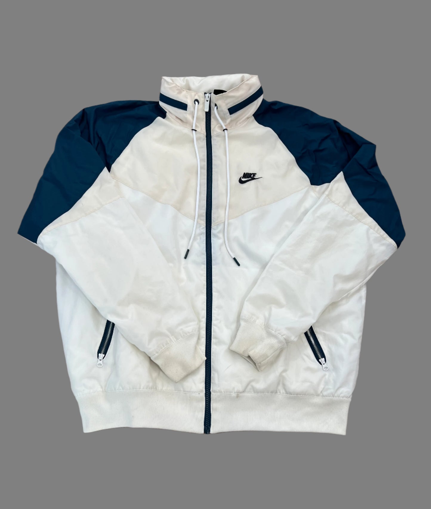 Beige Vintage 90' Nike Track-jacket